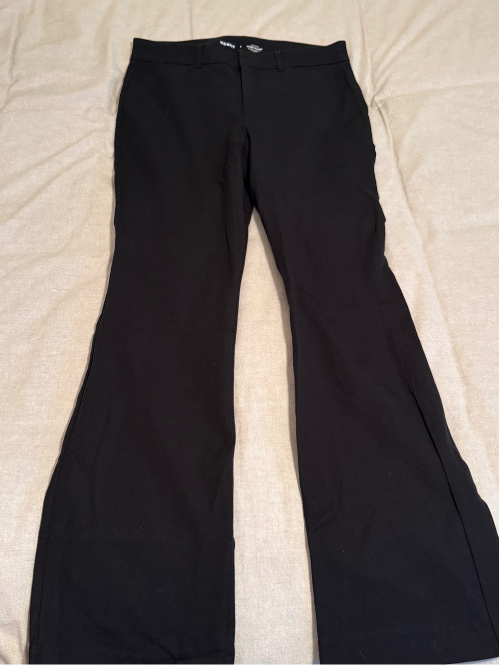 Old Navy Black High-Rise Pixie Flare Pants